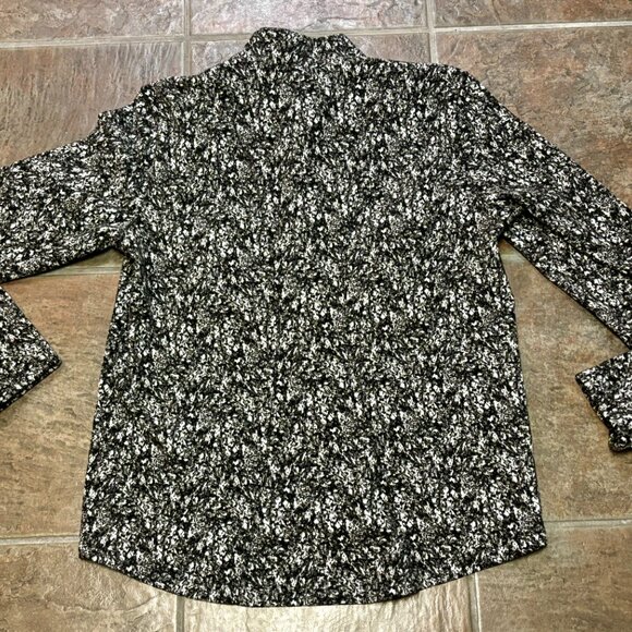 Spyder Active Pullover Womens XL Black White 1/4 Zip Fleece Sweater Athletic - Picture 7 of 7